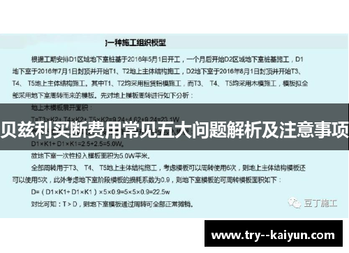 贝兹利买断费用常见五大问题解析及注意事项